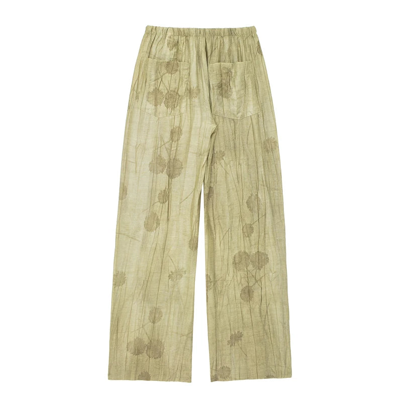 Ensemble Femme Printemps-Été 2024 – Chemise Jacquard & Pantalon Décontracté - Ma boutique