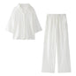 Ensemble Femme Printemps-Été 2024 – Chemise Jacquard & Pantalon Décontracté - Ma boutique
