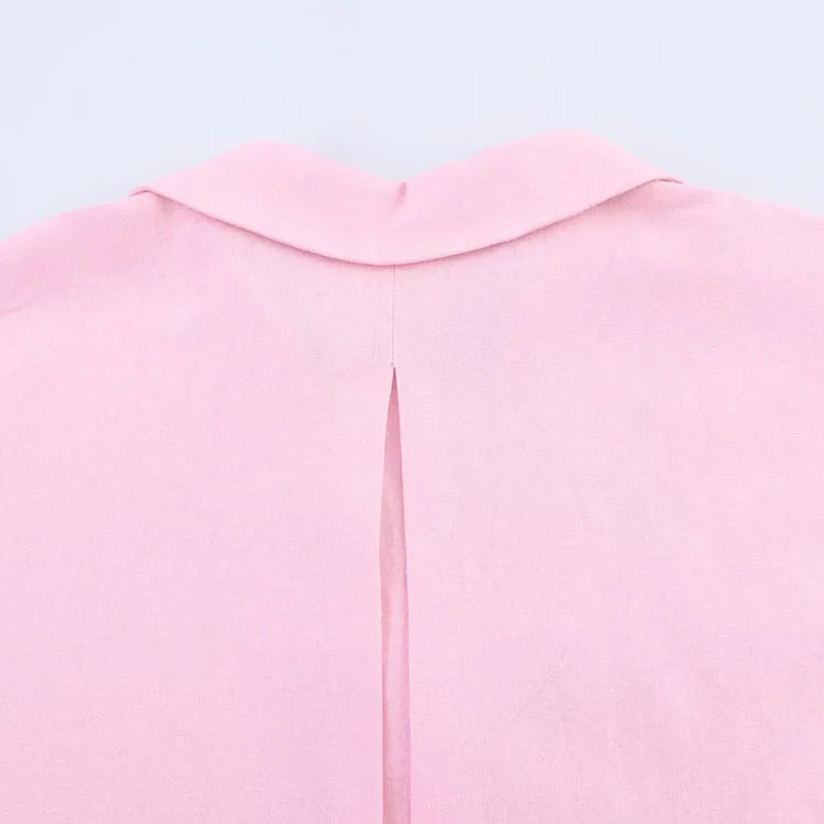 Chemise Femme HipSeam – Manches Larges & Ourlet Asymétrique - Ma boutique