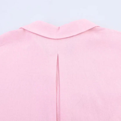 Chemise Femme HipSeam – Manches Larges & Ourlet Asymétrique - Ma boutique