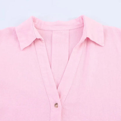 Chemise Femme HipSeam – Manches Larges & Ourlet Asymétrique - Ma boutique