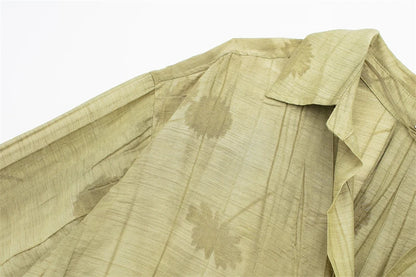Ensemble Femme Printemps-Été 2024 – Chemise Jacquard & Pantalon Décontracté - Ma boutique